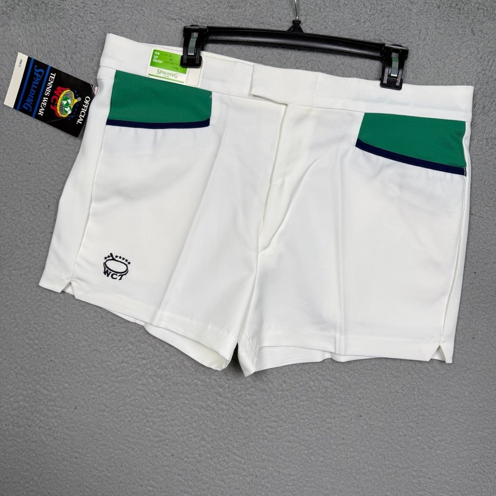 Vintage 70s Spalding WCT Tennis Shorts Talon Zipper‎